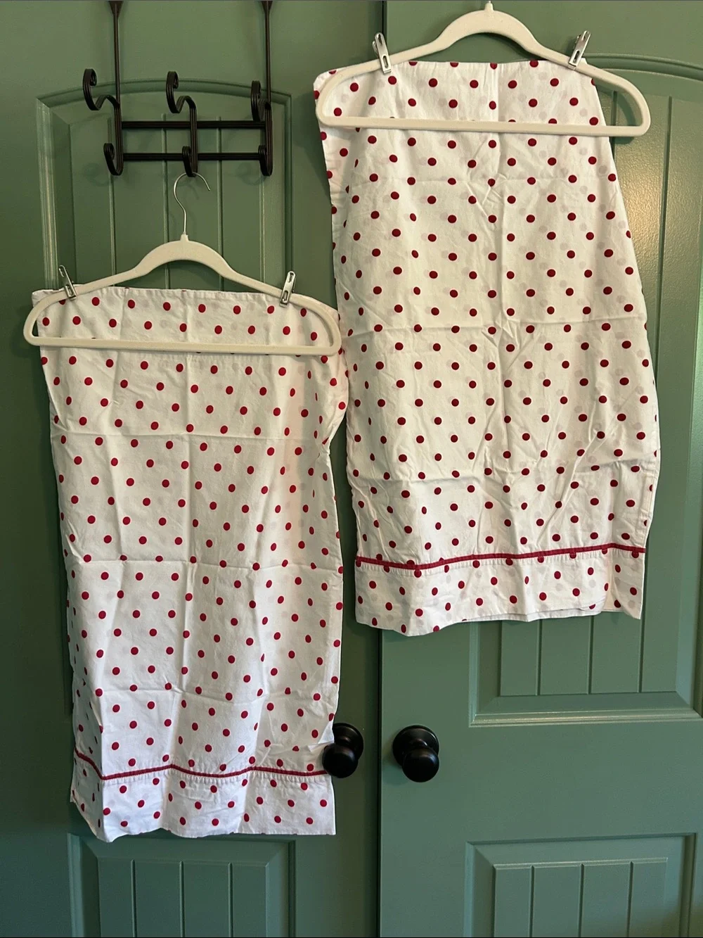 Pottery barn standard pillowcases
